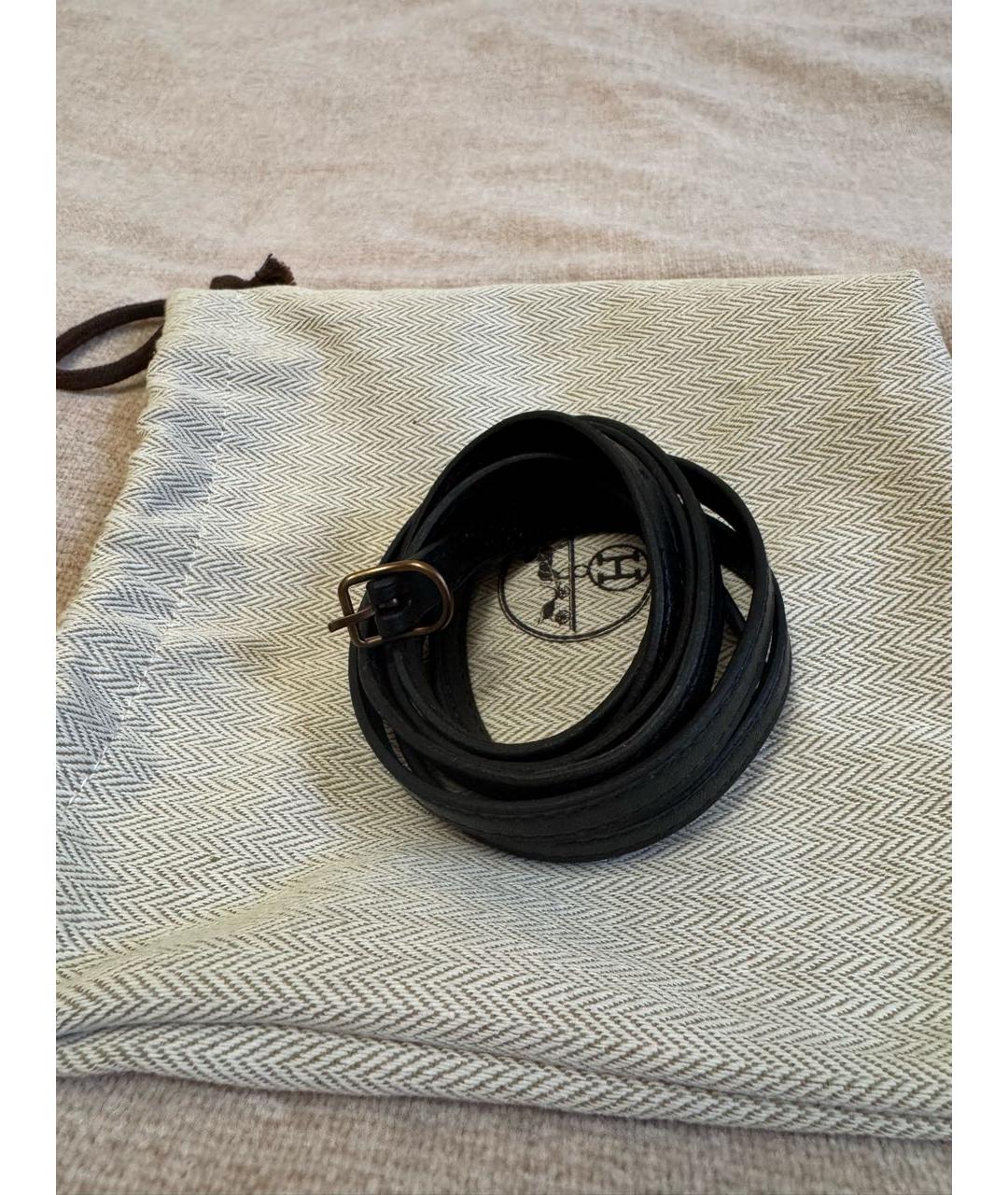 HERMES Черное кашемировое пальто, фото 7