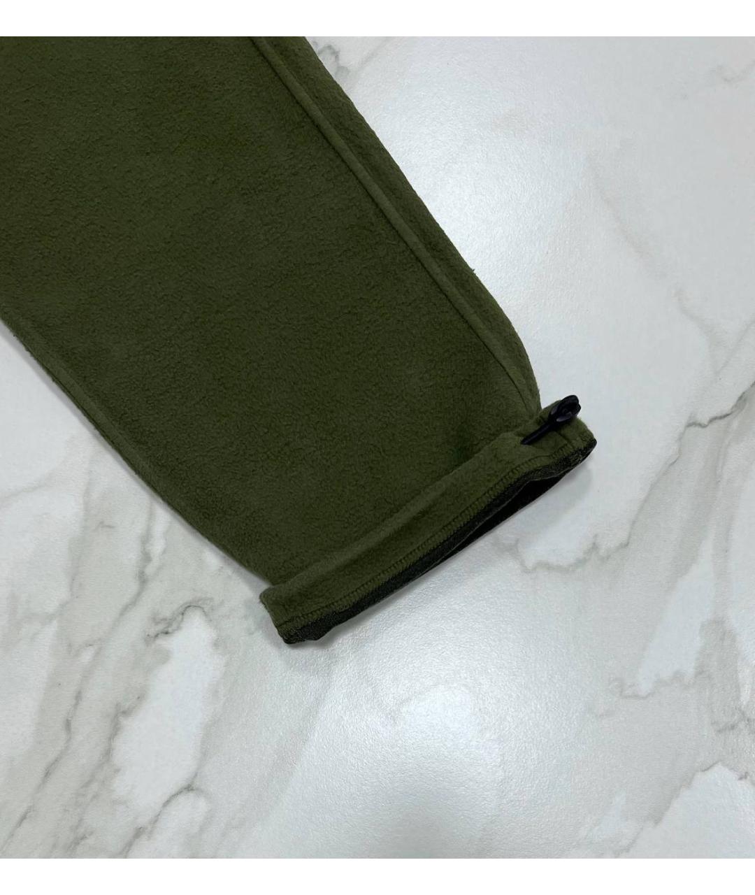 STONE ISLAND Хаки хлопковые повседневные брюки, фото 5