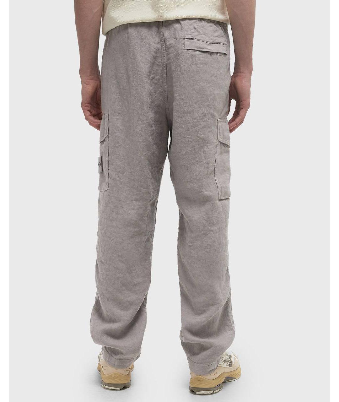 STONE ISLAND Серые повседневные брюки, фото 8