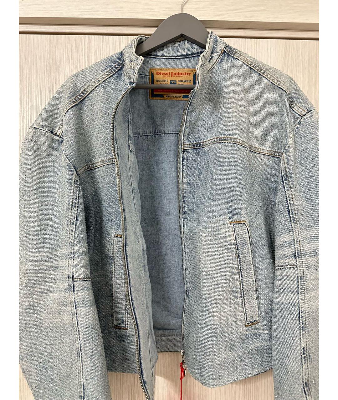 DIESEL Синяя деним куртка, фото 4