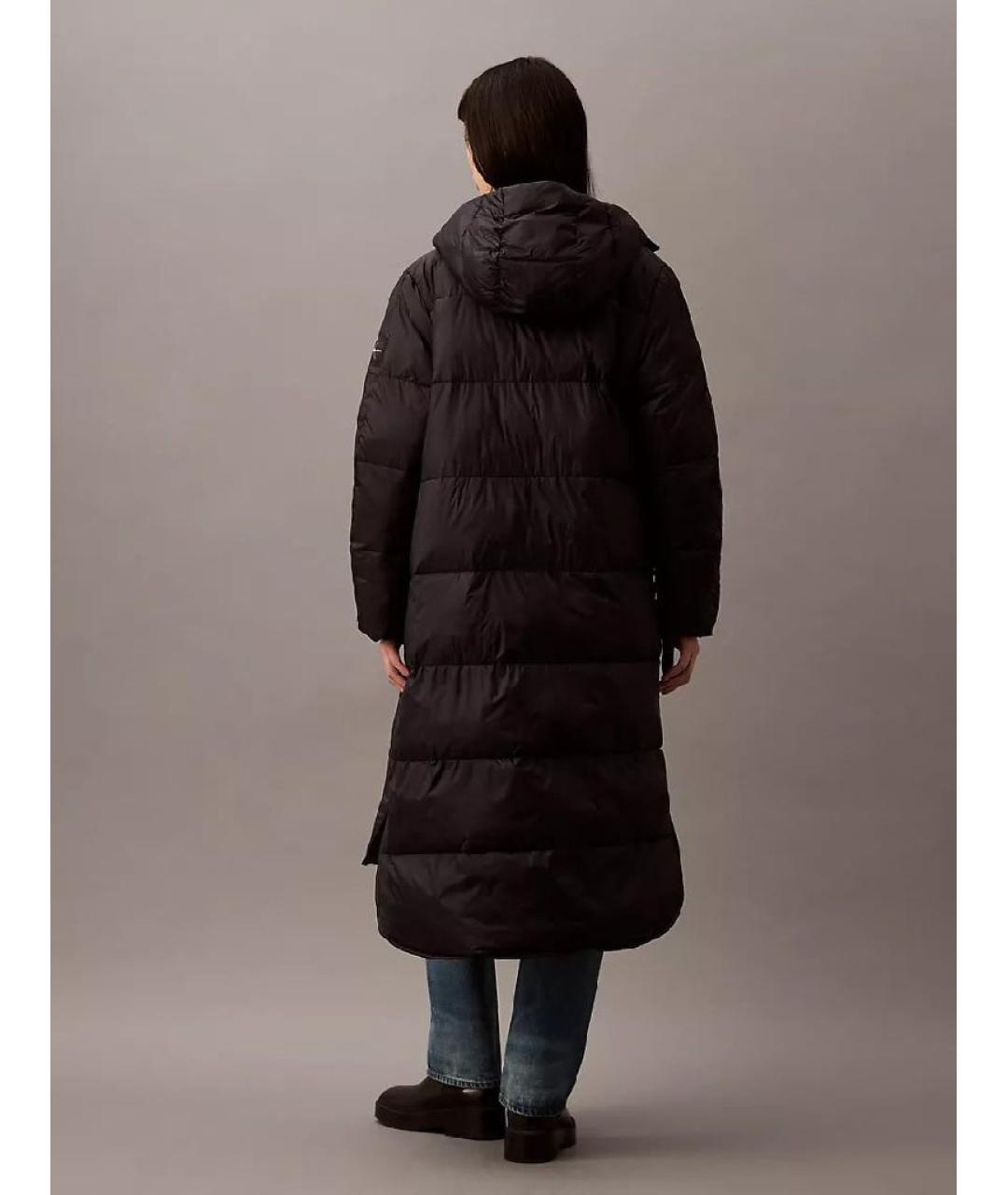 CALVIN KLEIN JEANS Черное пальто, фото 3