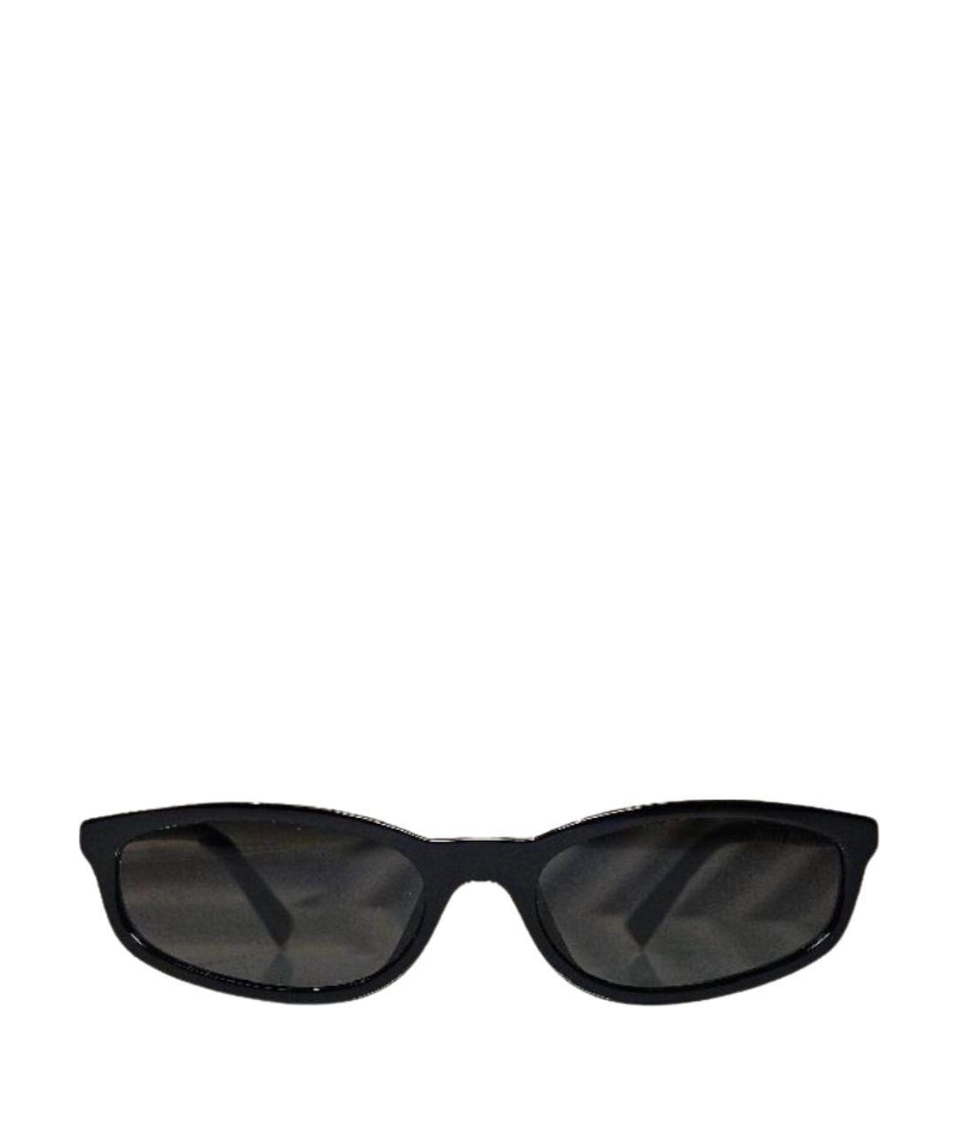 MIU MIU Черные пластиковые солнцезащитные очки, фото 1
