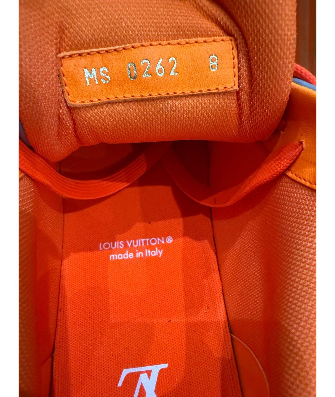 LOUIS VUITTON Мульти кожаные низкие кроссовки / кеды, фото 5