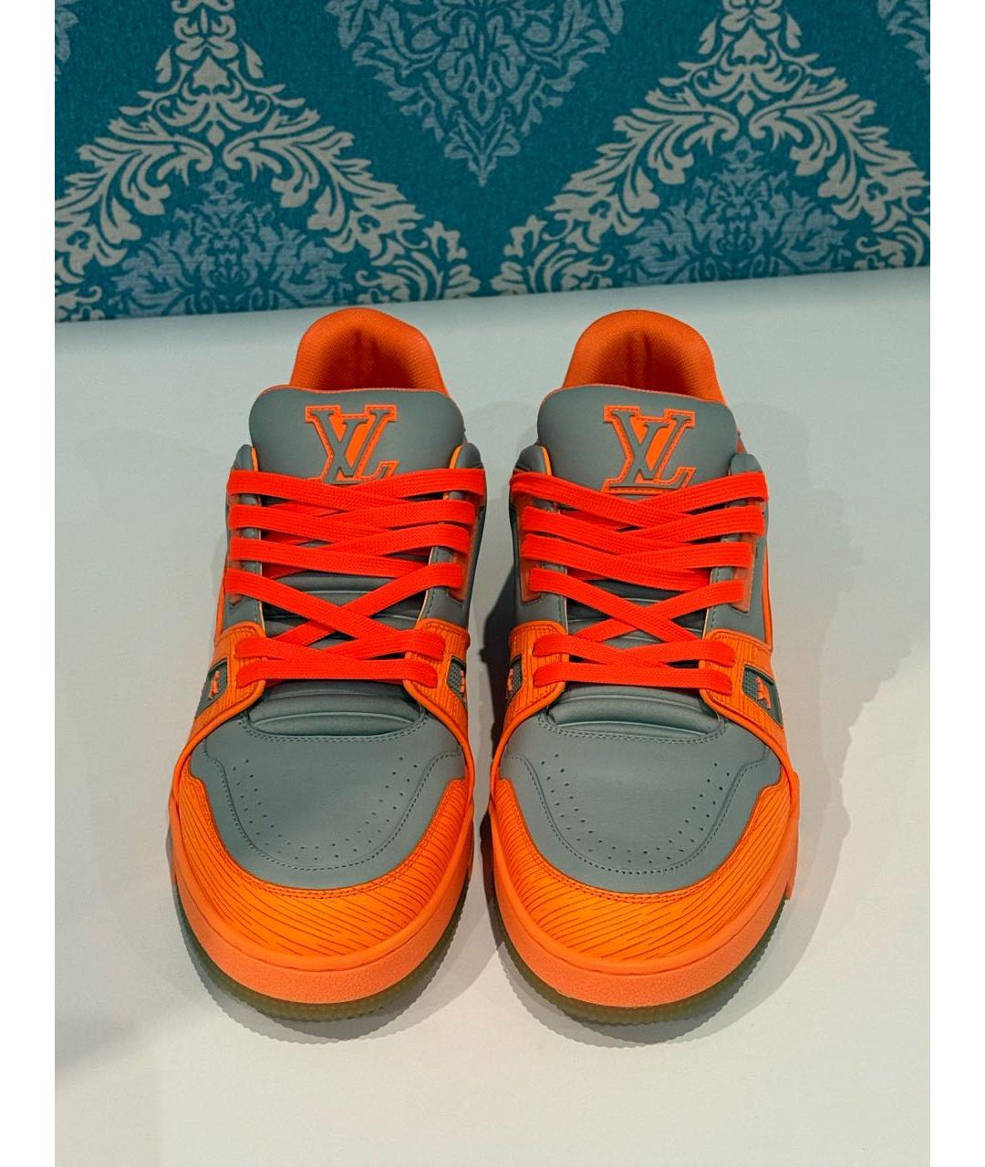 LOUIS VUITTON Мульти кожаные низкие кроссовки / кеды, фото 2