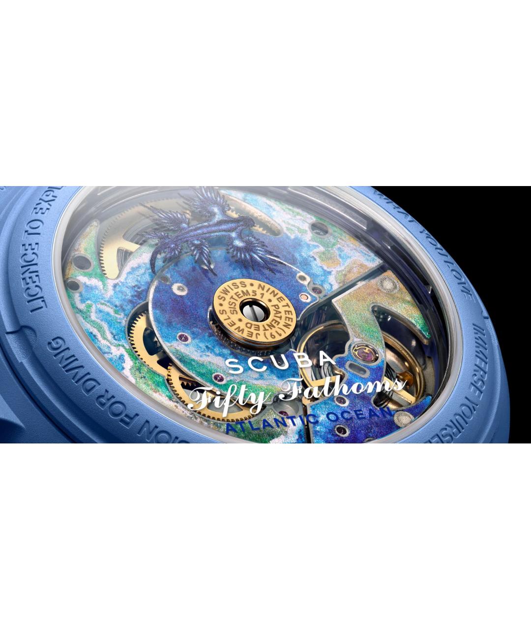 Swatch Синие керамические часы, фото 4