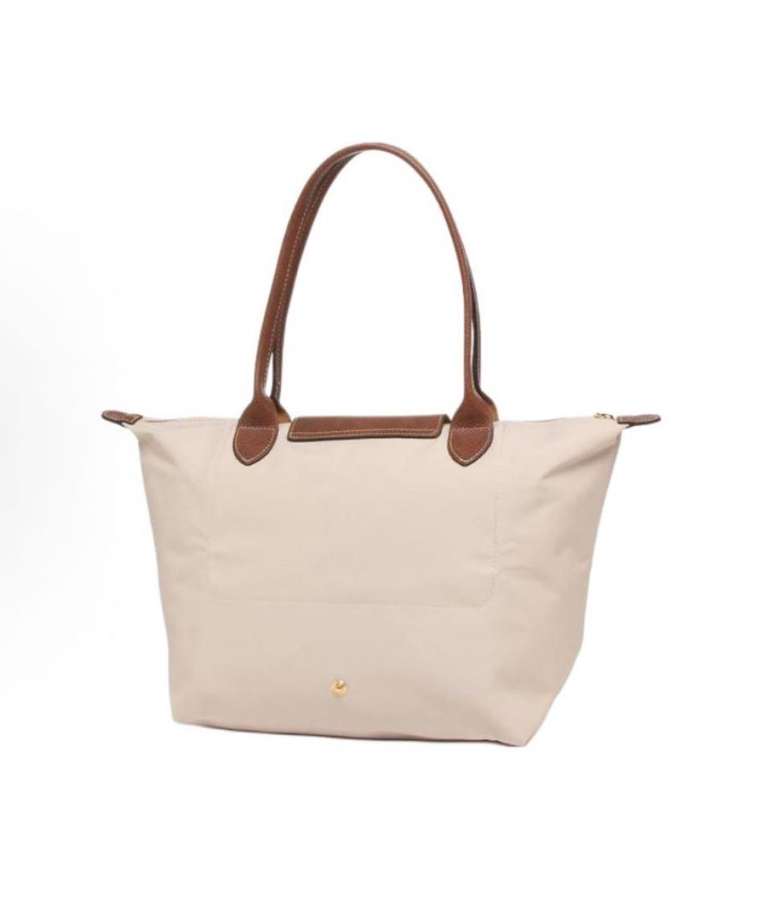 LONGCHAMP Бежевая сумка тоут, фото 2