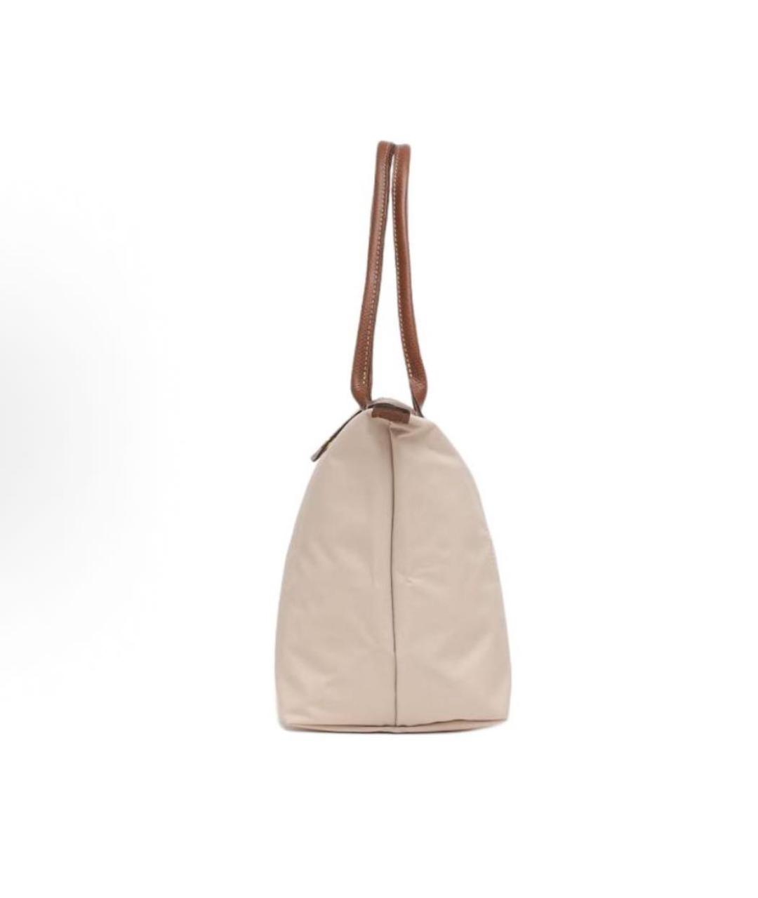 LONGCHAMP Бежевая сумка тоут, фото 3