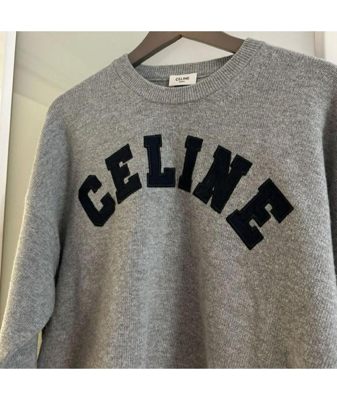 CELINE Серый джемпер / свитер, фото 2