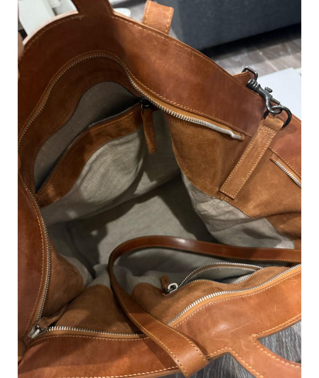 MARSELL Коричневая замшевая сумка тоут, фото 3