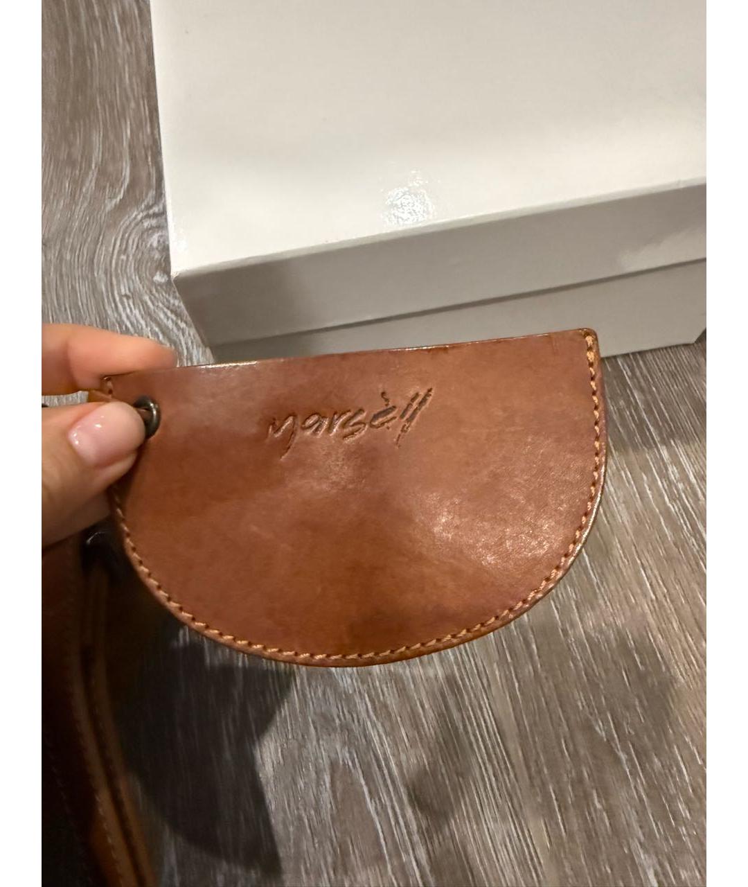 MARSELL Коричневая замшевая сумка тоут, фото 4