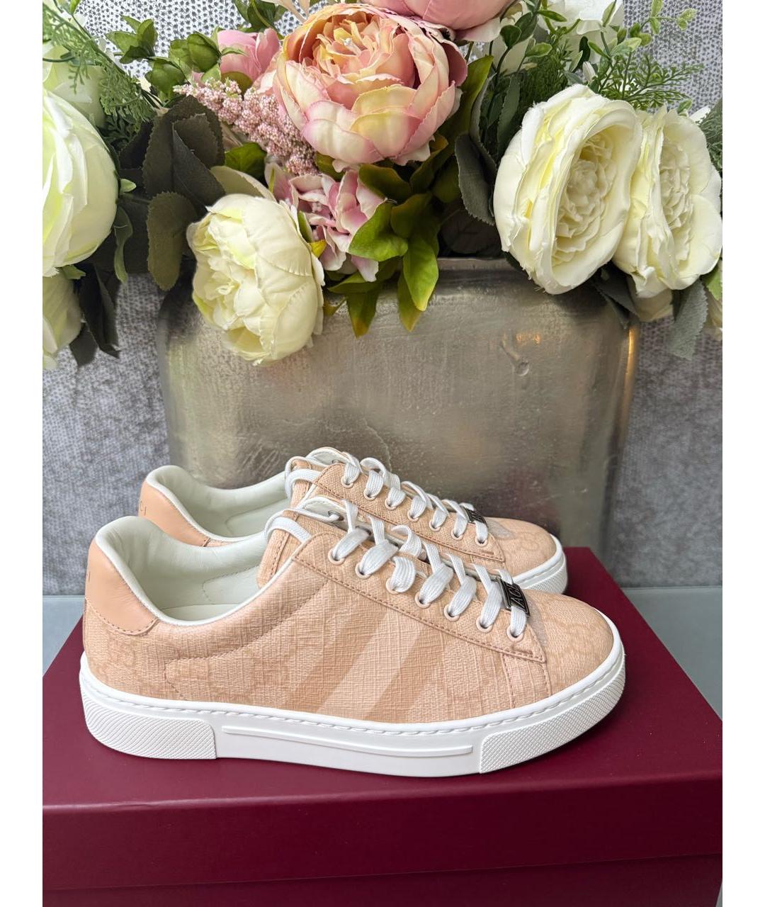 GUCCI Розовые кеды, фото 6