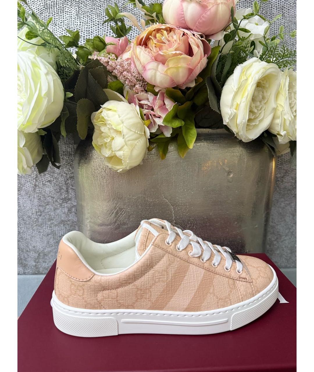 GUCCI Розовые кеды, фото 8