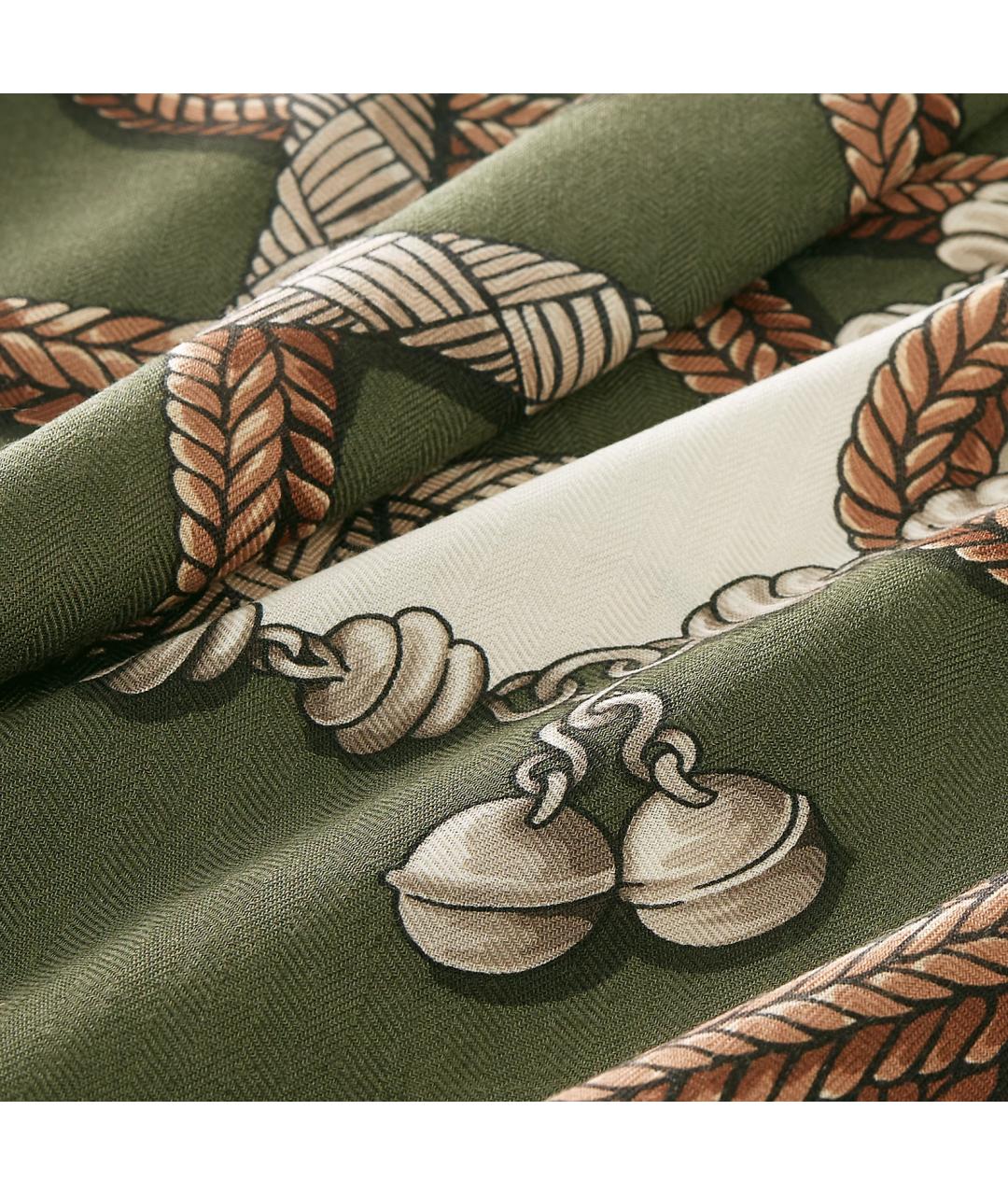 HERMES Мульти кашемировый платок, фото 2