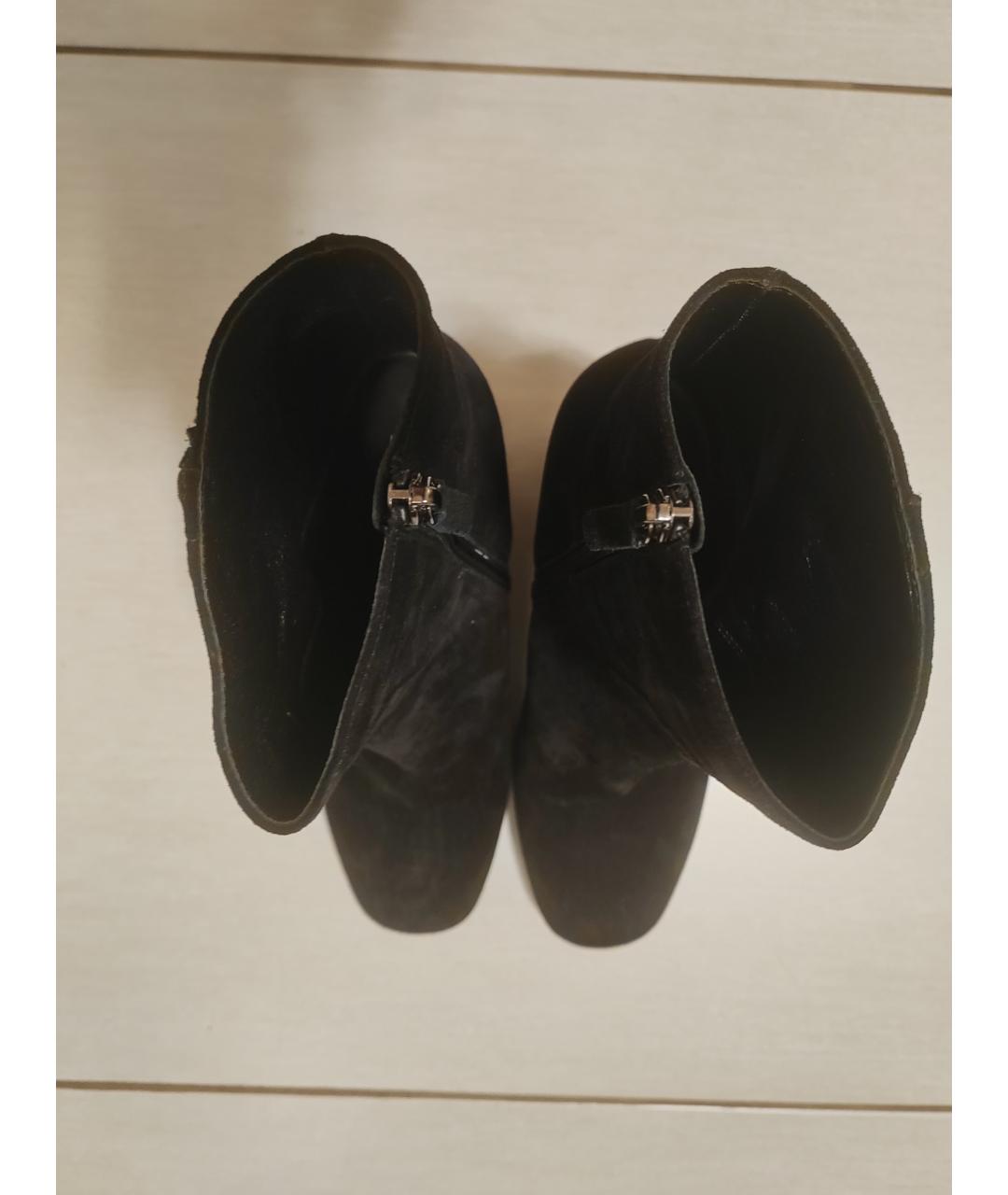 LONGCHAMP Черные замшевые ботильоны, фото 3