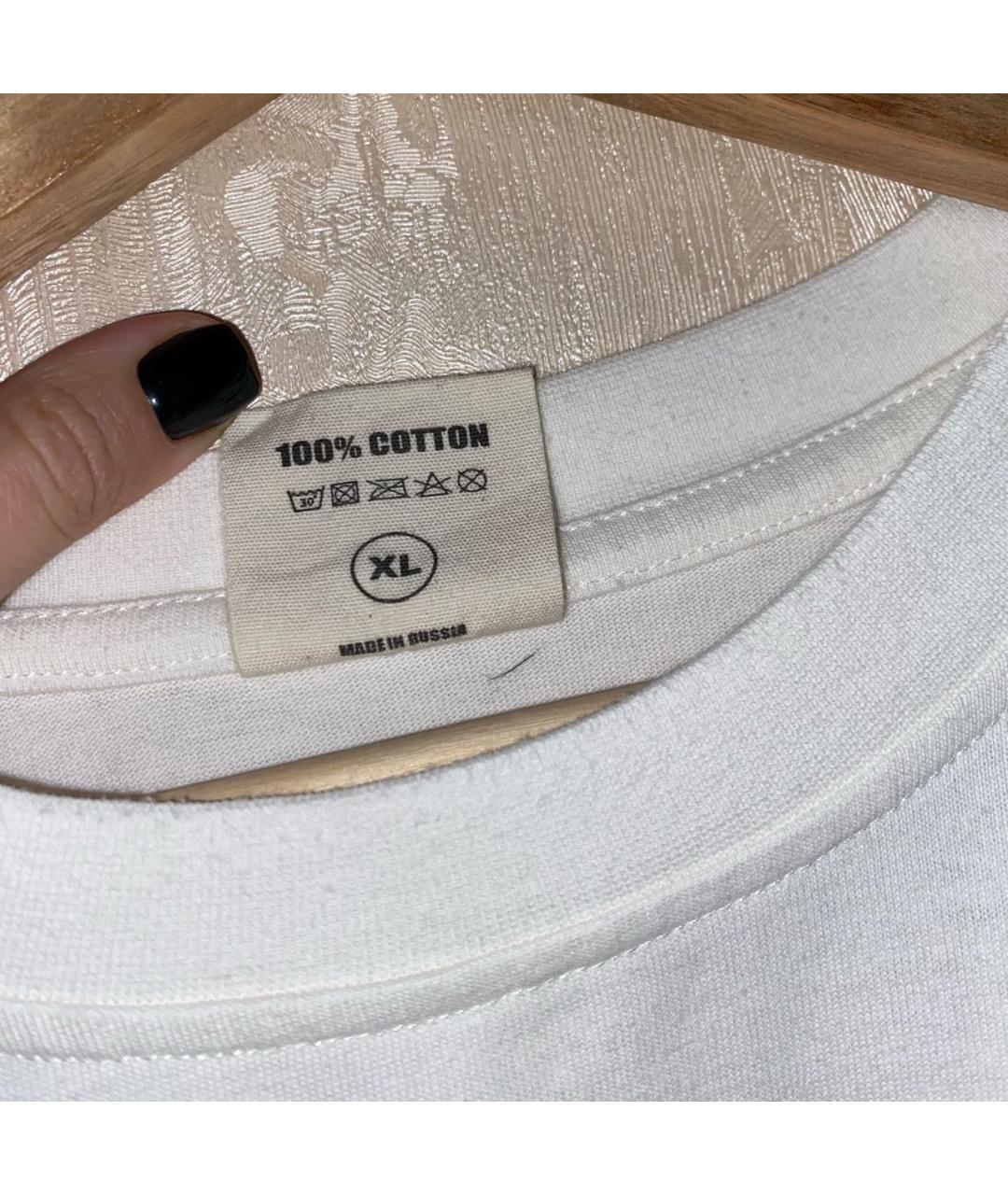 PLANTA ROSA Белая хлопковая футболка, фото 2