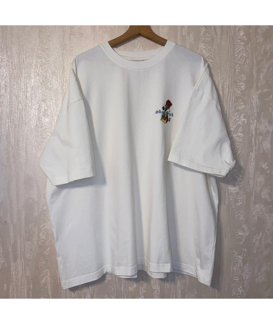 PLANTA ROSA Белая хлопковая футболка, фото 4