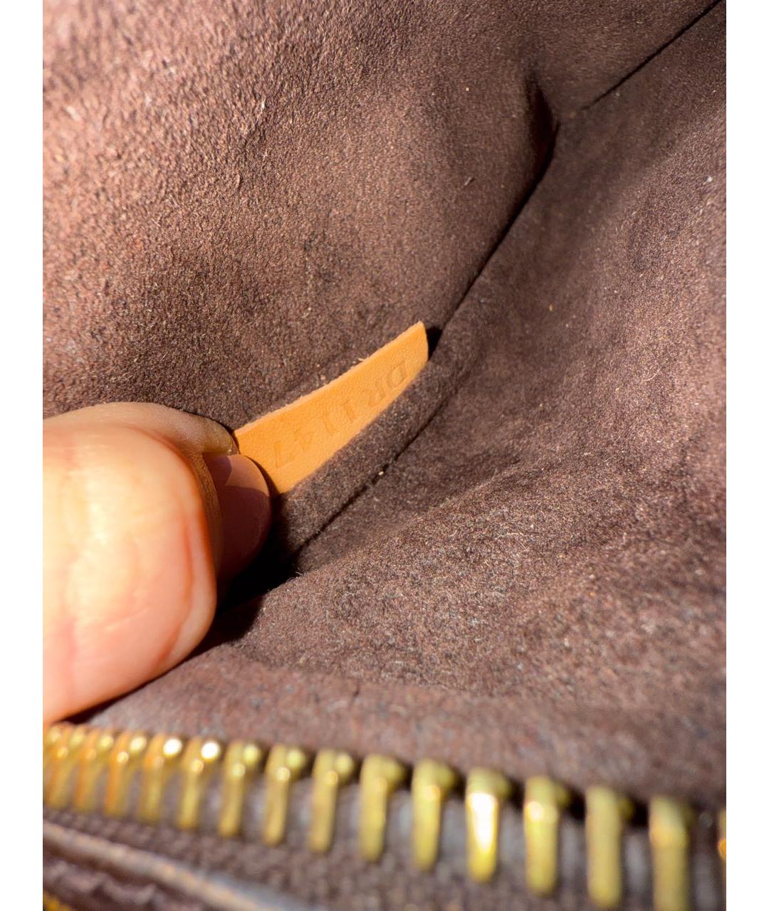 LOUIS VUITTON Коричневая сумка через плечо, фото 6