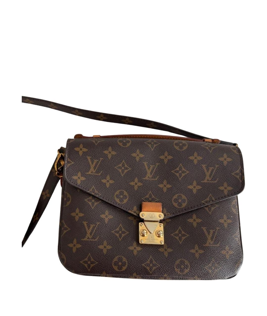 LOUIS VUITTON Коричневая сумка через плечо, фото 1