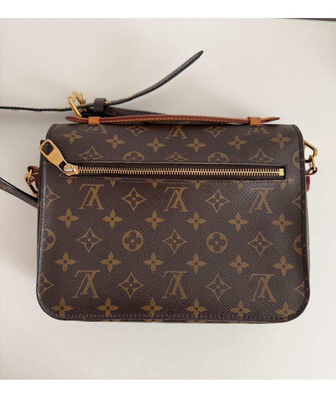 LOUIS VUITTON Коричневая сумка через плечо, фото 3