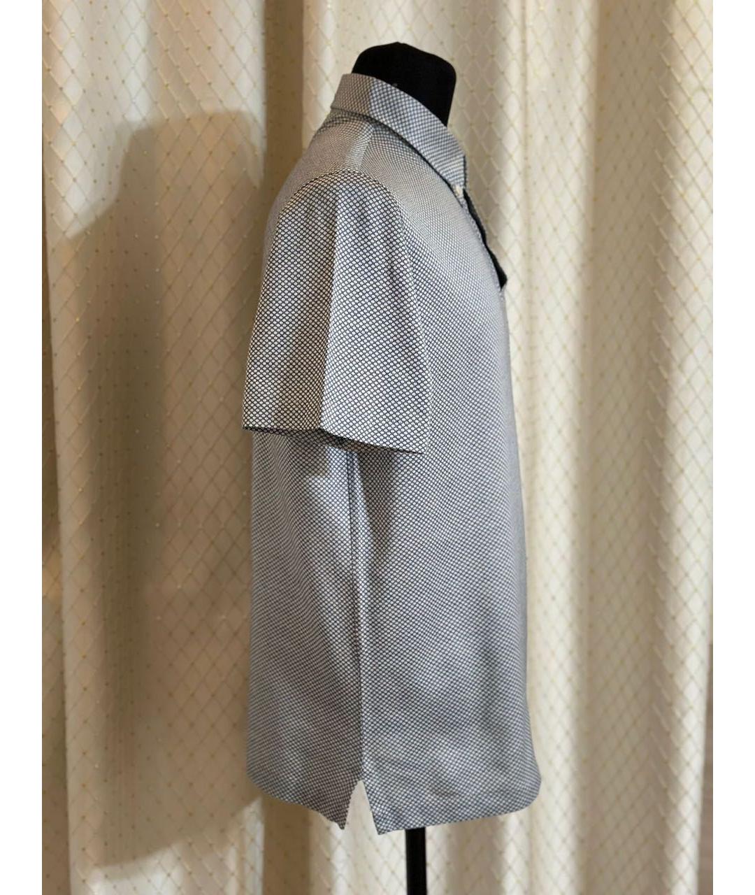 BRIONI Мульти хлопковое поло с коротким рукавом, фото 4