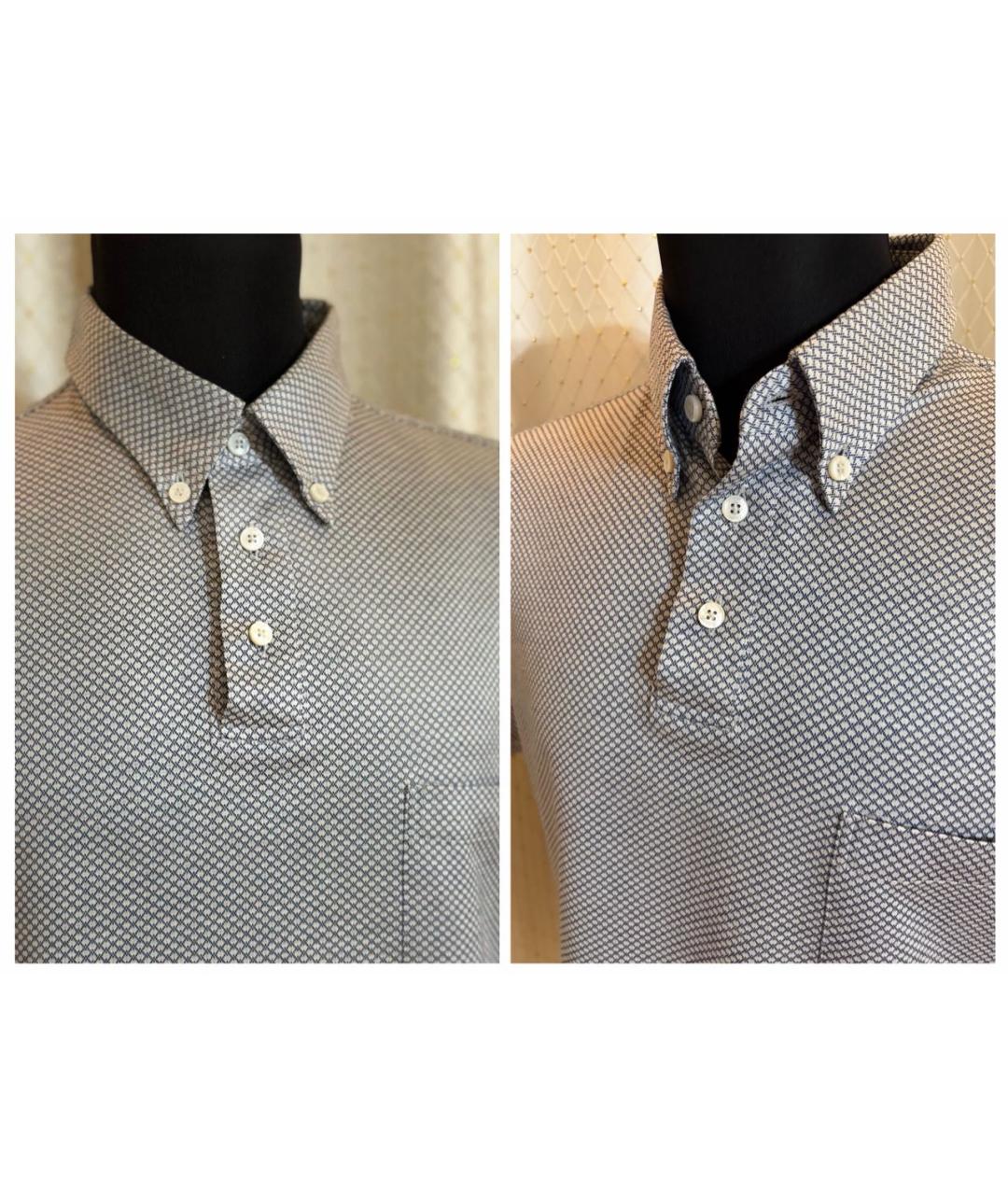 BRIONI Мульти хлопковое поло с коротким рукавом, фото 6