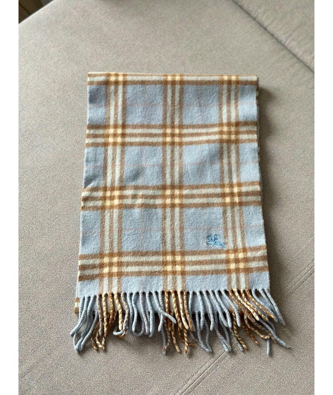 BURBERRY Мульти шерстяной шарф, фото 3