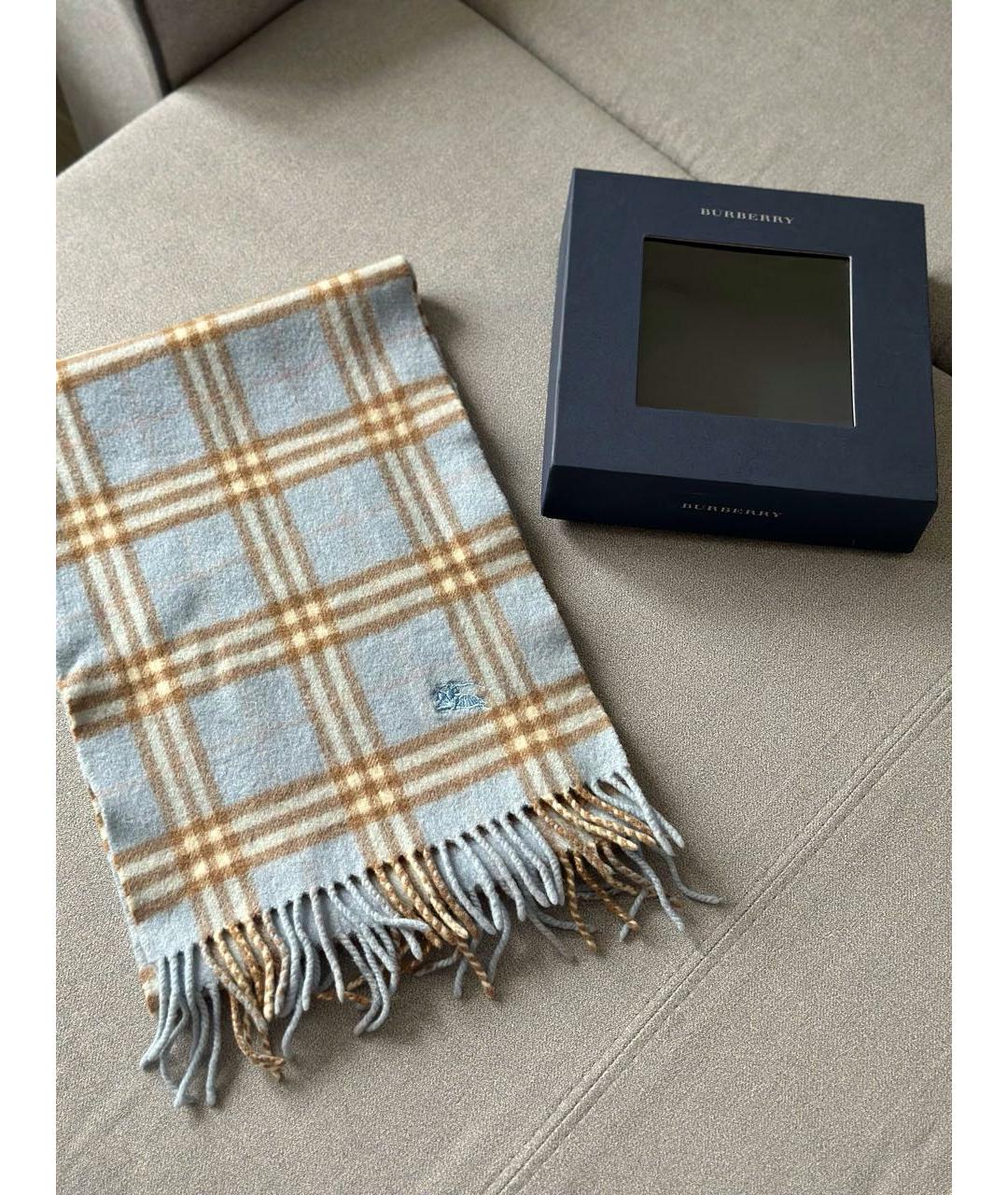 BURBERRY Мульти шерстяной шарф, фото 2