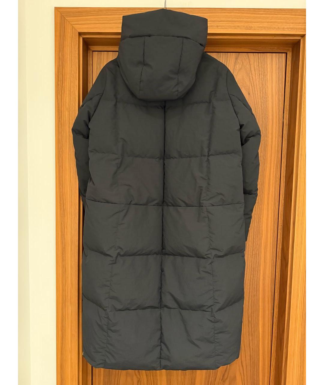 JIL SANDER Черный полиэстеровый пуховик, фото 2