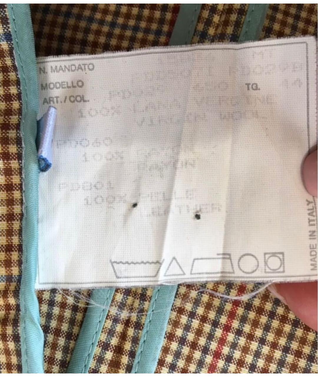 PAUL SMITH Бежевый шерстяной жакет/пиджак, фото 7