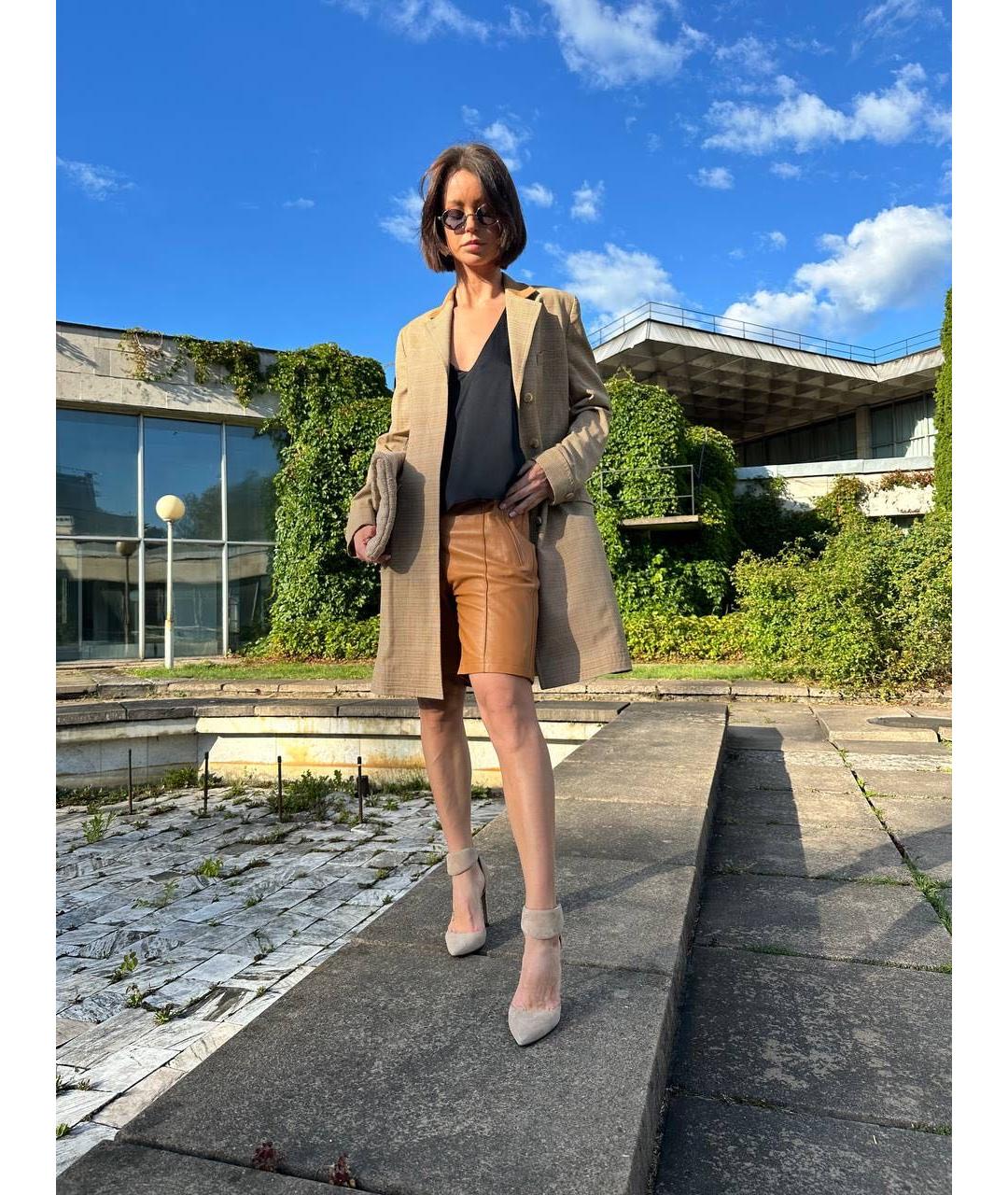 PAUL SMITH Бежевый шерстяной жакет/пиджак, фото 8