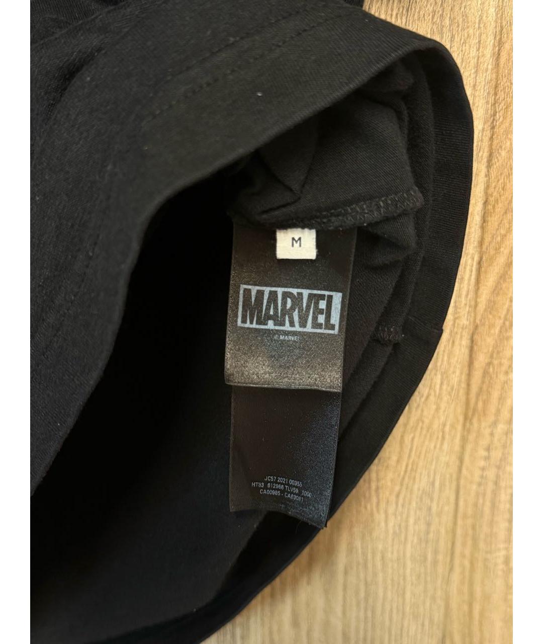 BALENCIAGA Черная хлопковая футболка, фото 6