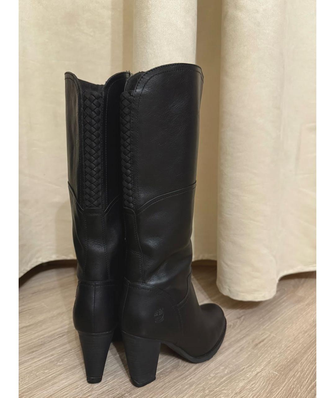TIMBERLAND Черные кожаные сапоги, фото 3