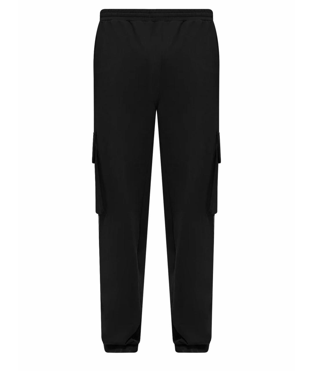 ALO YOGA Черные хлопковые повседневные брюки, фото 1