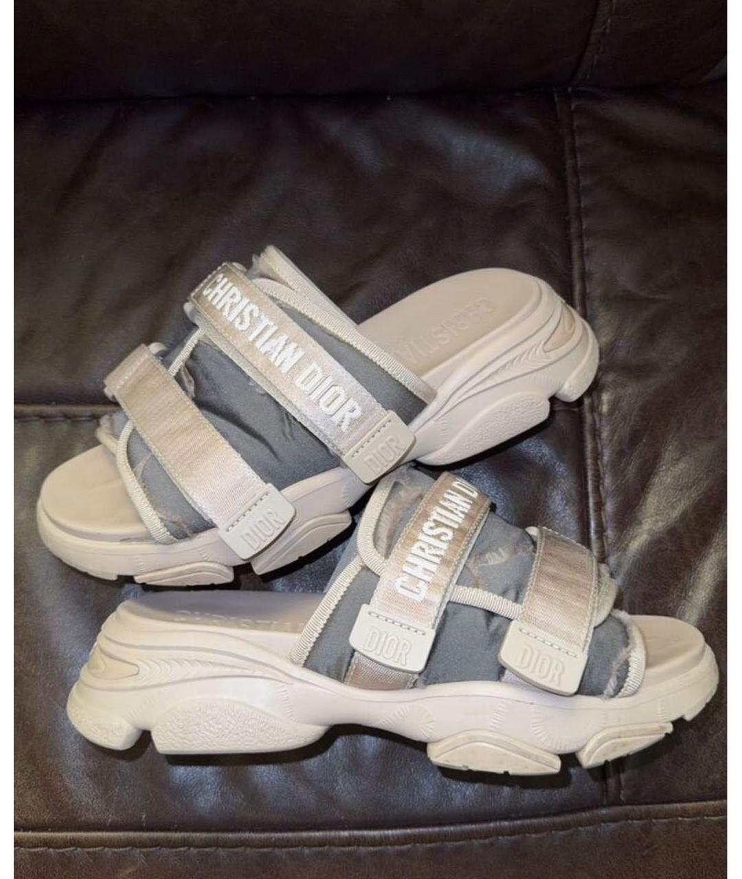 CHRISTIAN DIOR Розовые шлепанцы, фото 7