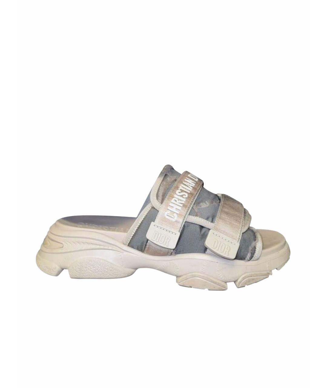 CHRISTIAN DIOR Розовые шлепанцы, фото 1