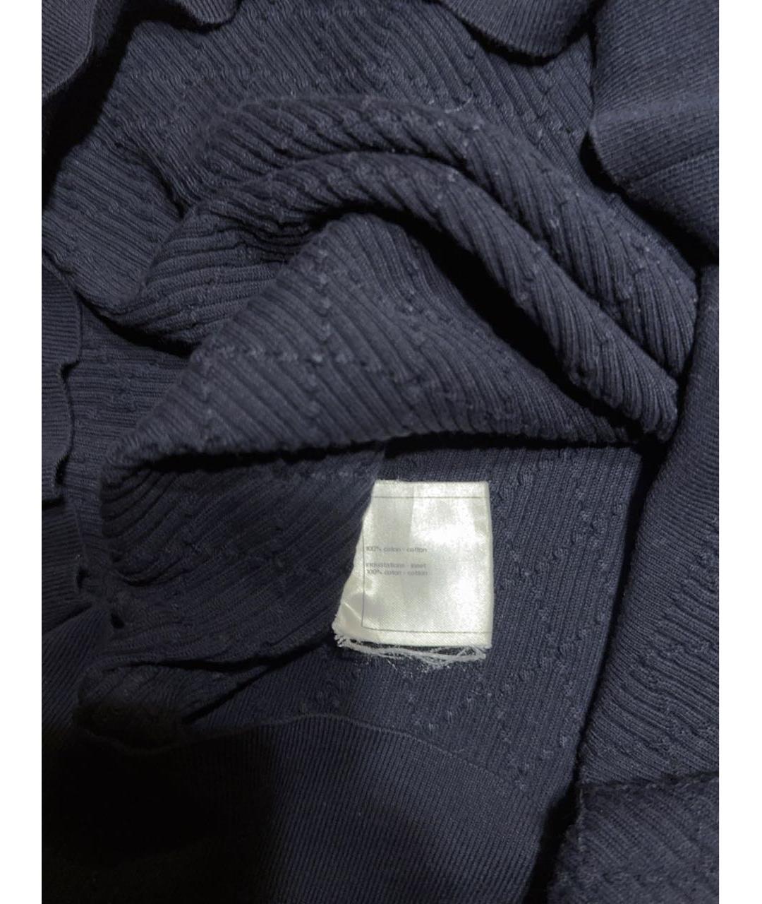 CHANEL Темно-синяя хлопковая майка, фото 4