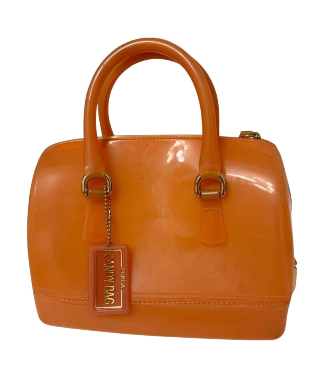 FURLA Коралловая сумка с короткими ручками, фото 1