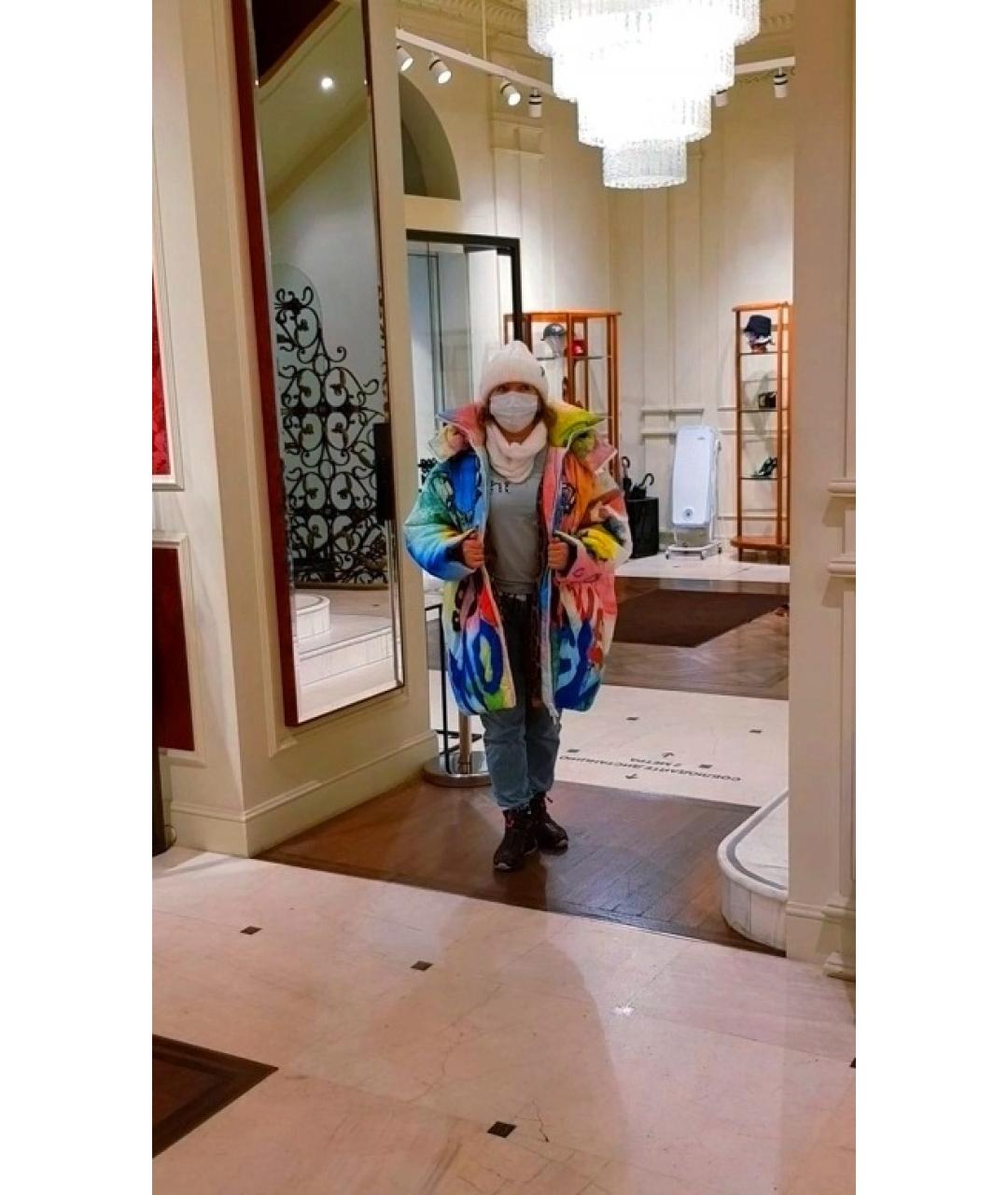 DOLCE&GABBANA Мульти полиэстеровый пуховик, фото 8