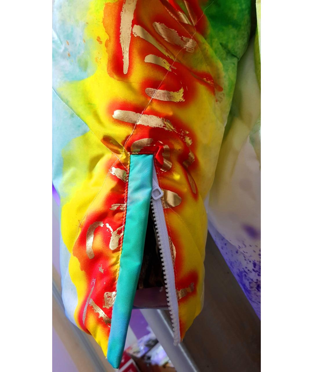 DOLCE&GABBANA Мульти полиэстеровый пуховик, фото 7