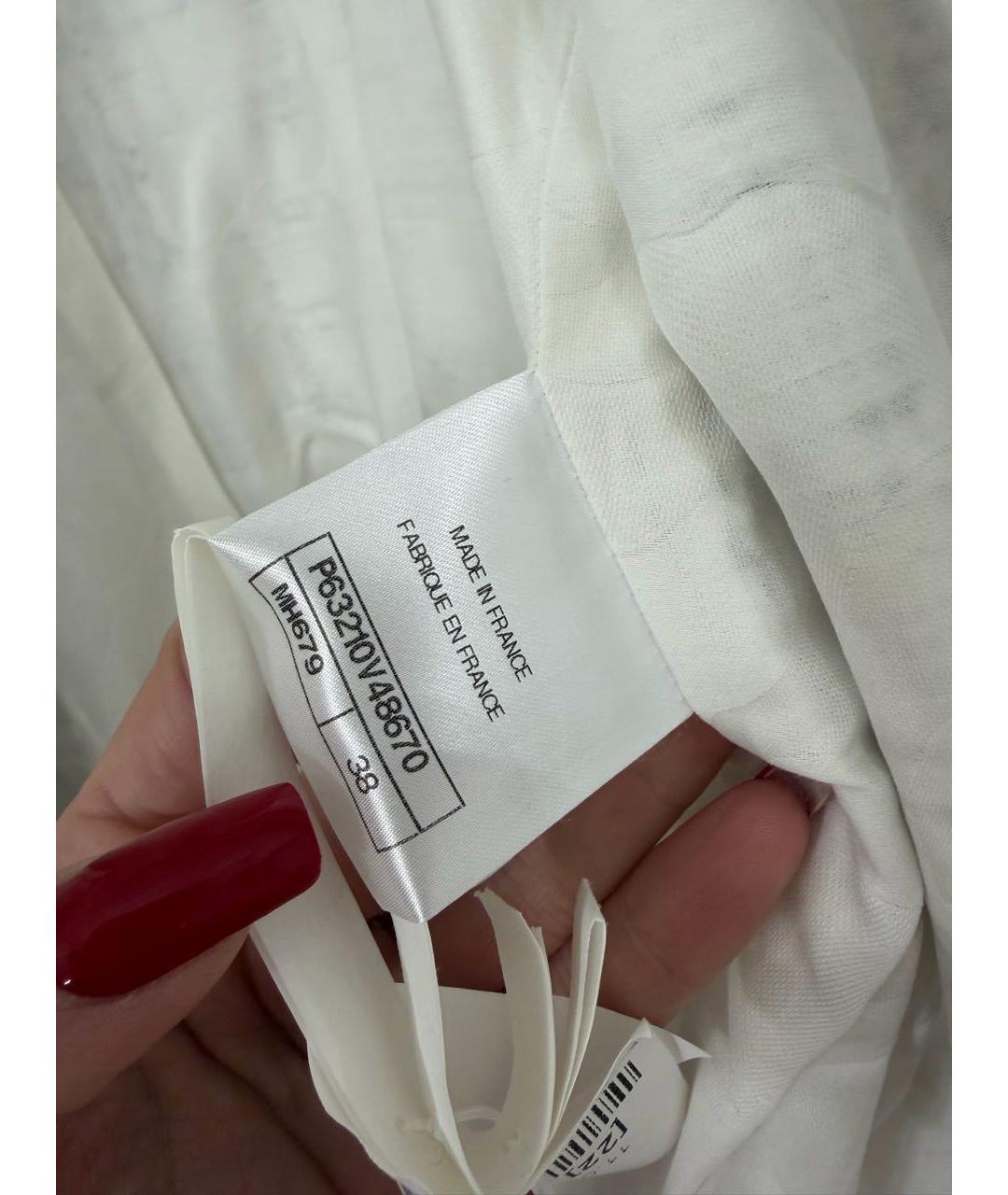 CHANEL Белый твидовый жакет/пиджак, фото 3