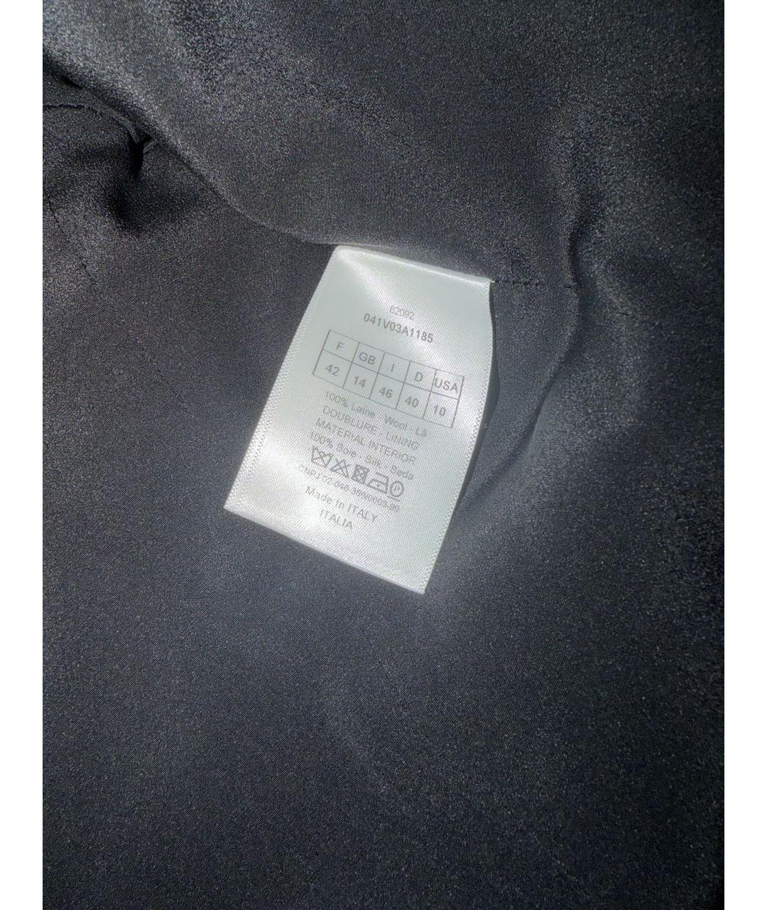 CHRISTIAN DIOR Коричневый шерстяной жакет/пиджак, фото 4