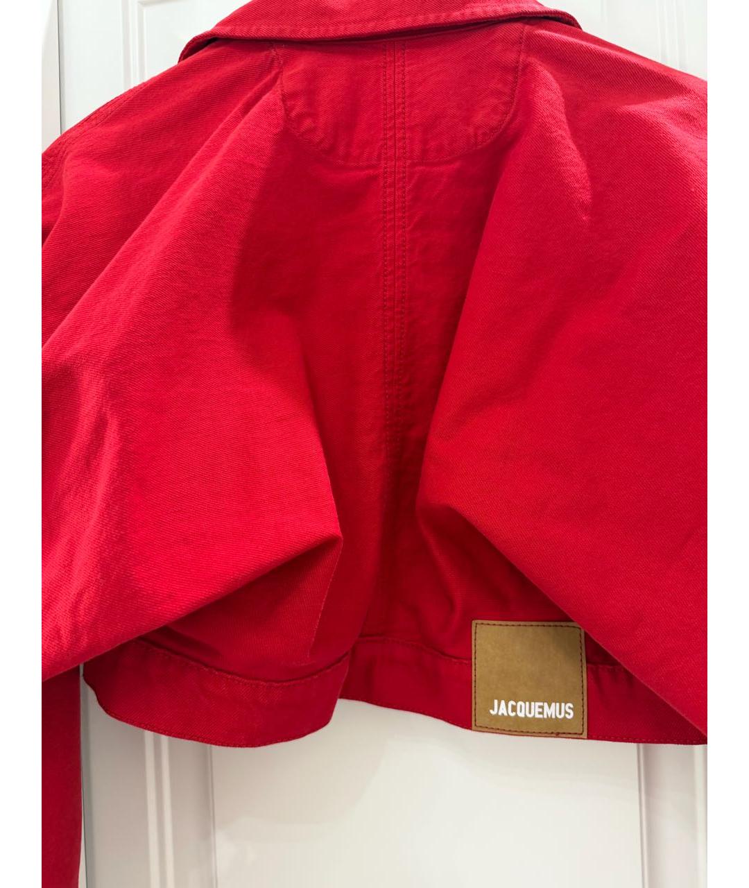 JACQUEMUS Красный хлопковый костюм с брюками, фото 2