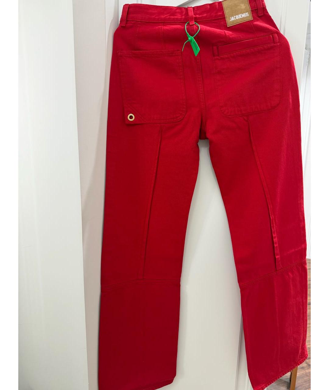 JACQUEMUS Красный хлопковый костюм с брюками, фото 5