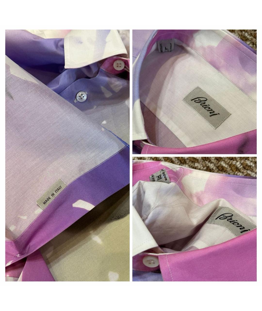 BRIONI Мульти хлопковая кэжуал рубашка, фото 8