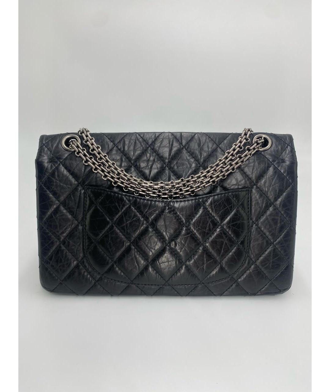 CHANEL Черная кожаная сумка через плечо, фото 6