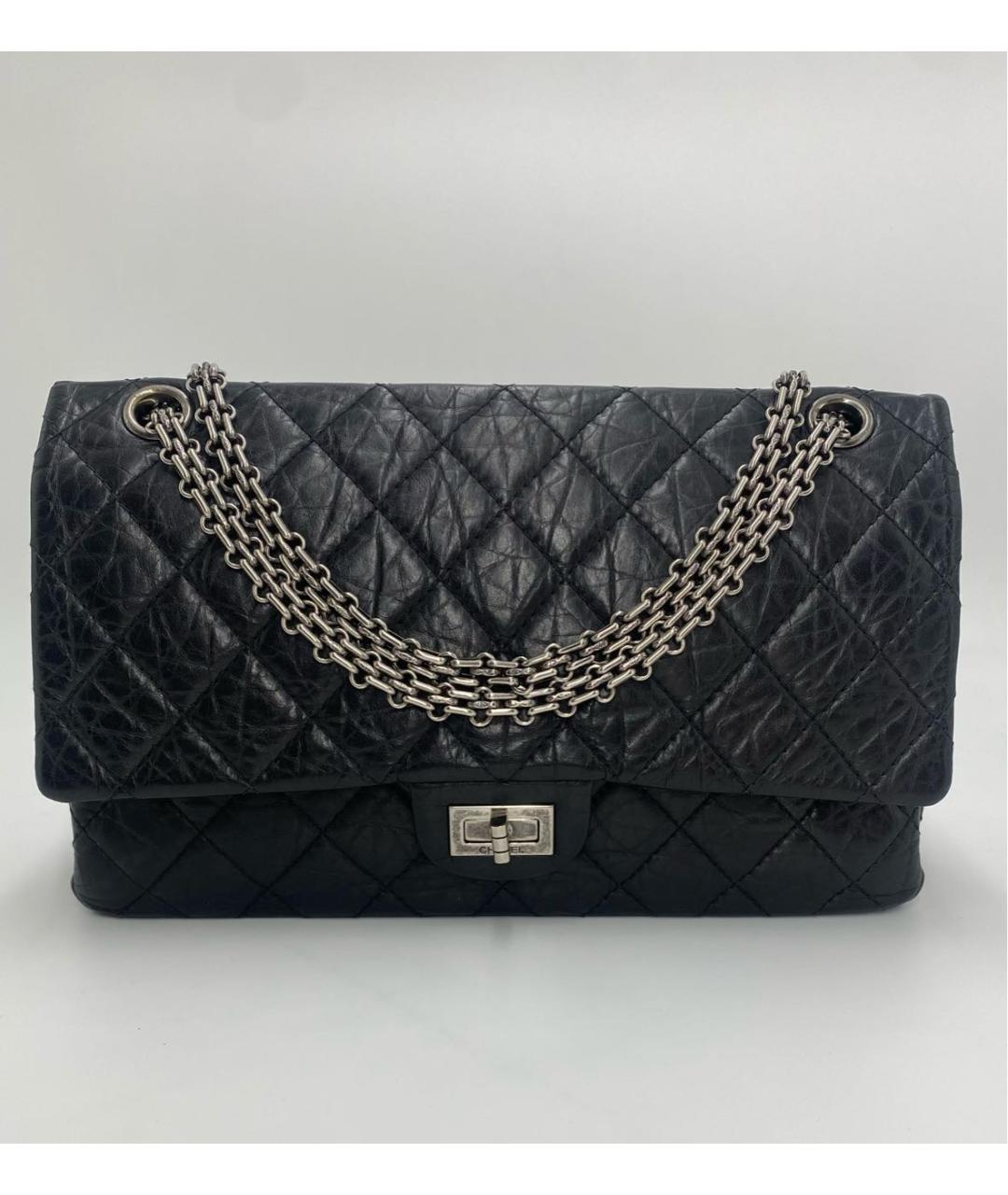 CHANEL Черная кожаная сумка через плечо, фото 9