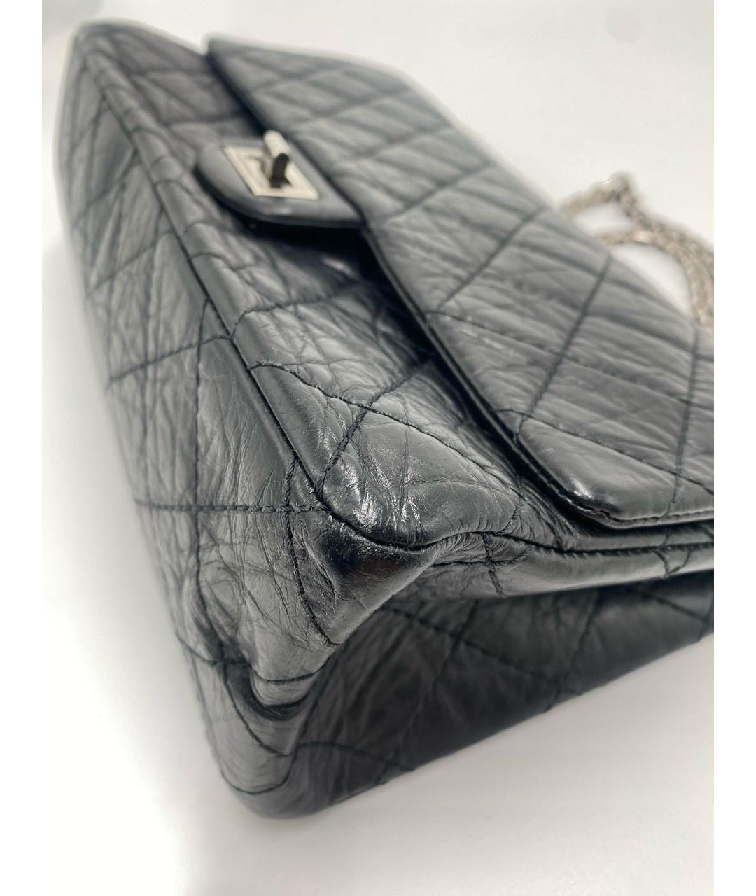 CHANEL Черная кожаная сумка через плечо, фото 7