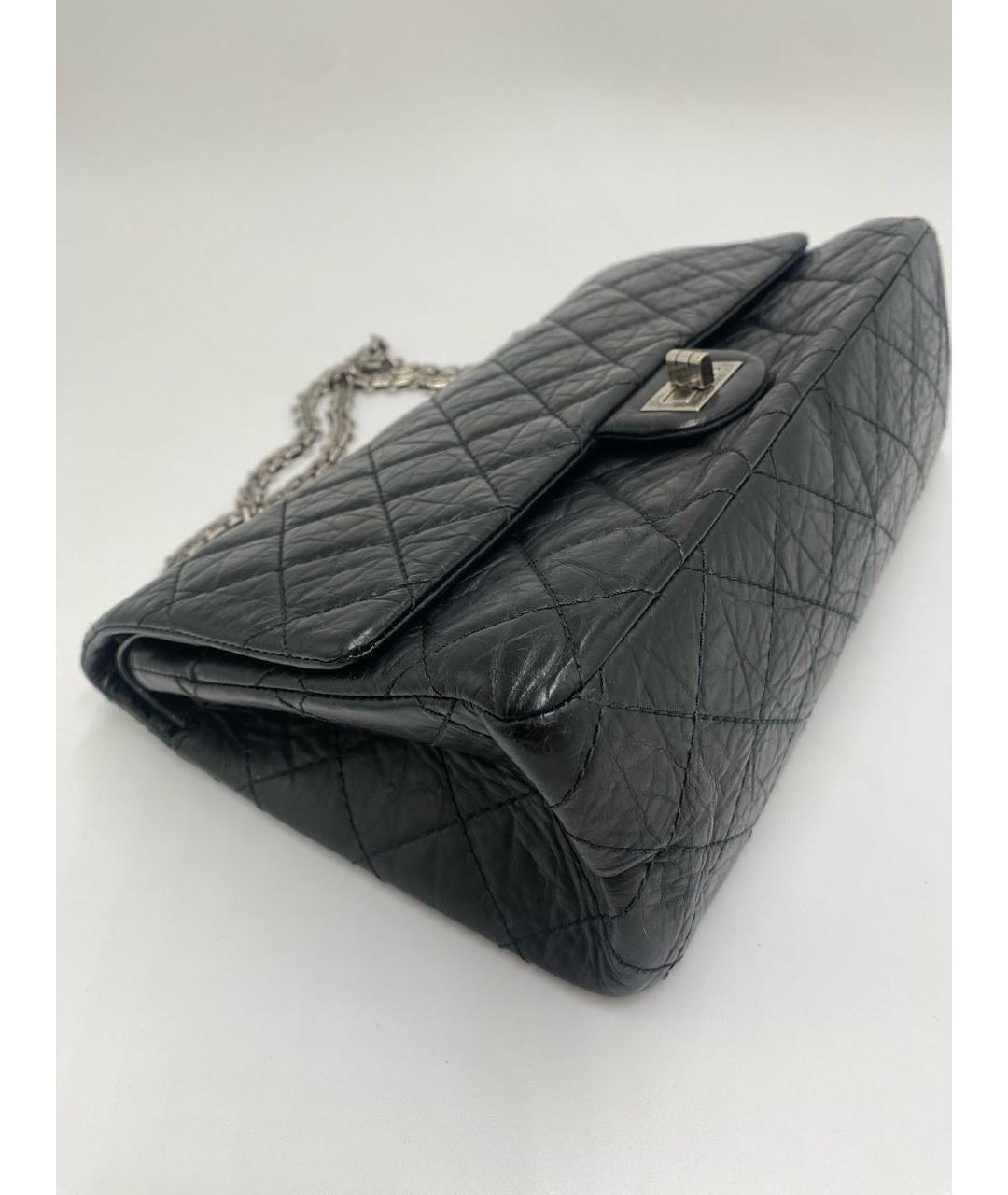 CHANEL Черная кожаная сумка через плечо, фото 8
