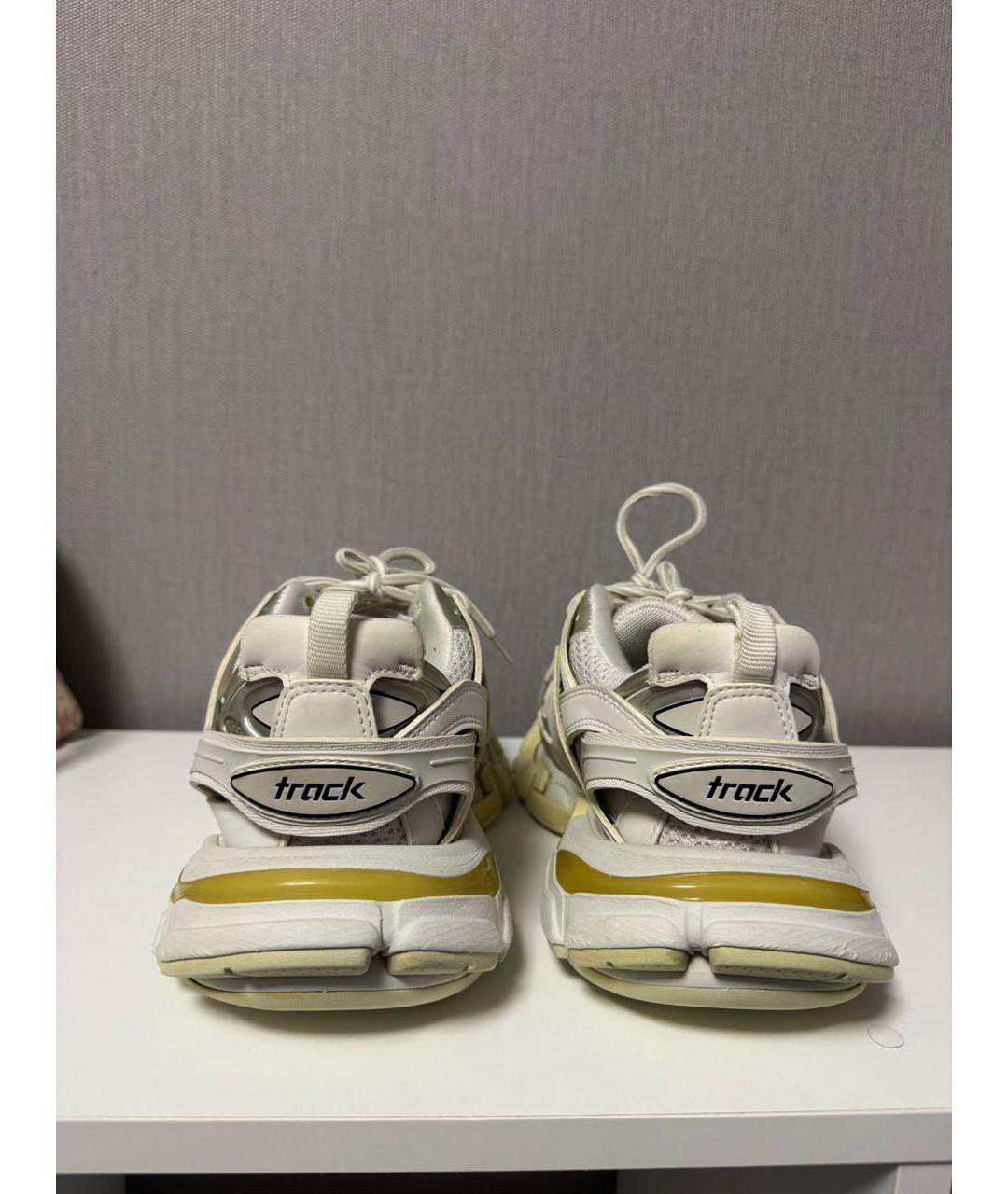 BALENCIAGA Бежевые текстильные кроссовки, фото 4