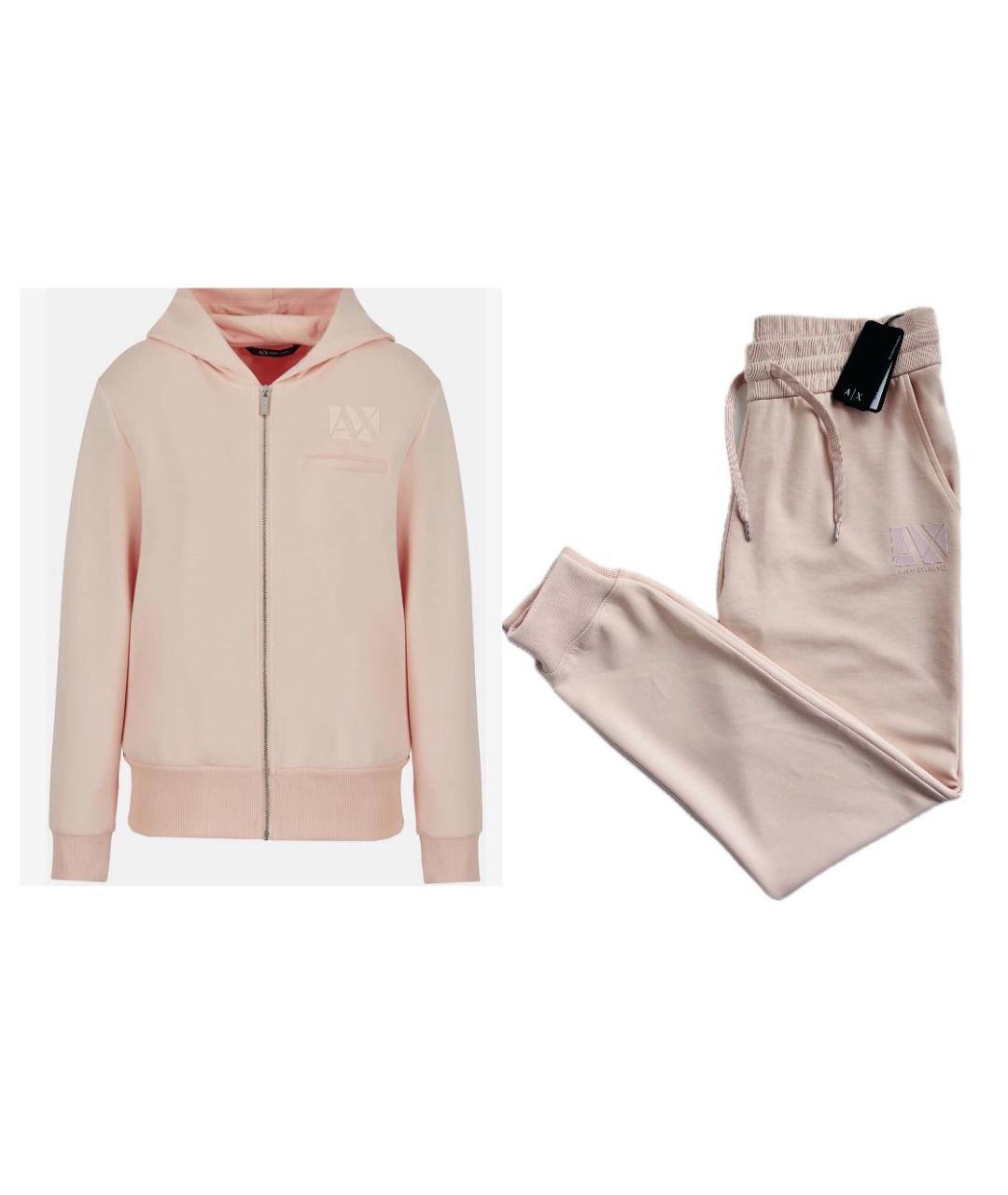 ARMANI EXCHANGE Розовый спортивные костюмы, фото 2